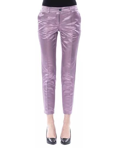 Byblos Buttoned Jeans & Pant - Purple