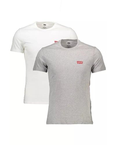 Levi's Cotton T-shirt - Gray