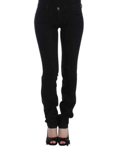 CoSTUME NATIONAL Straight Leg Jeans Black Sig12469