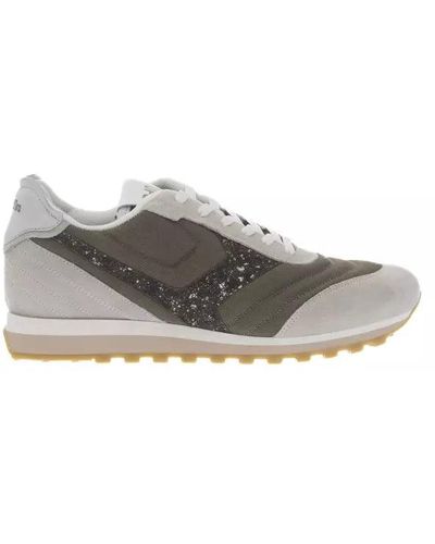 Pantofola D Oro Multicolor Lace-up Sneaker With Rubber Sole - Gray