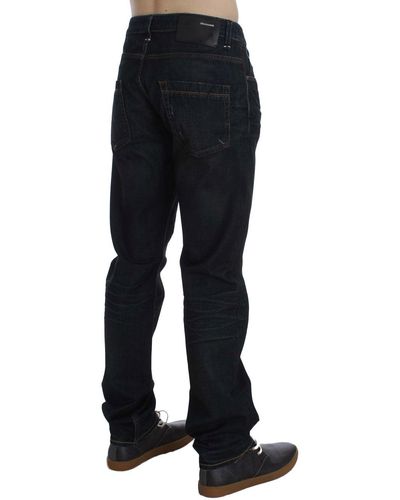Acht Denim Straight Fit Jeans Blue Sig30533 - Black