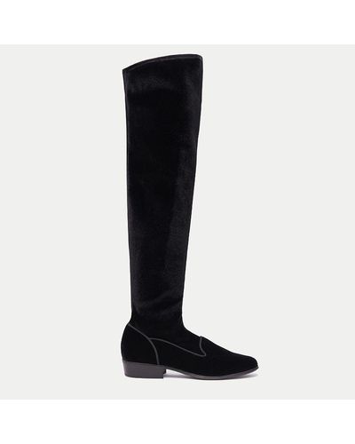 Charles Philip Leather Boot - Black