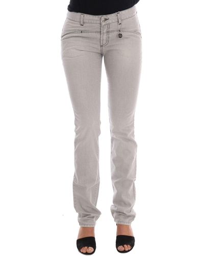 CoSTUME NATIONAL Wash Cotton Slim Jeans Gray Sig30122