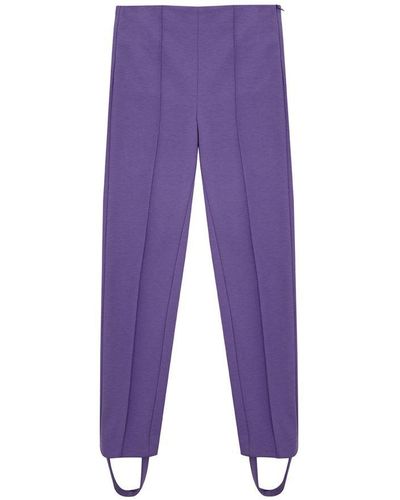 Lardini Viscose Jeans & Pant - Purple