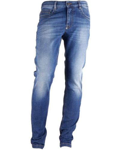 Bikkembergs Sleek Dark Regular Fit Jeans - Blue