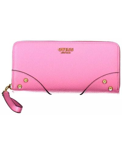 Guess Polyethylene Wallet - Pink
