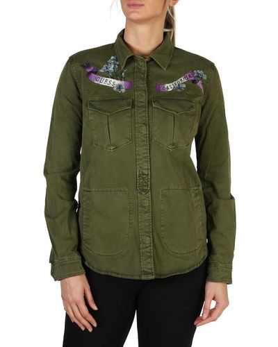 Guess W83h54 Jackets - Green
