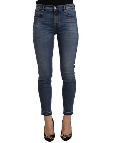 Don The Fuller Chic Slim Fit Washed Jeans - Blue