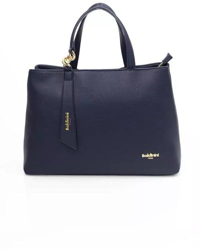 Baldinini Polyurethane Handbag - Blue