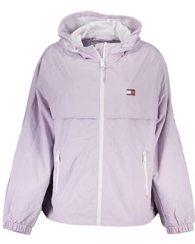 Tommy Hilfiger Polyamide Jackets & Coat - Purple