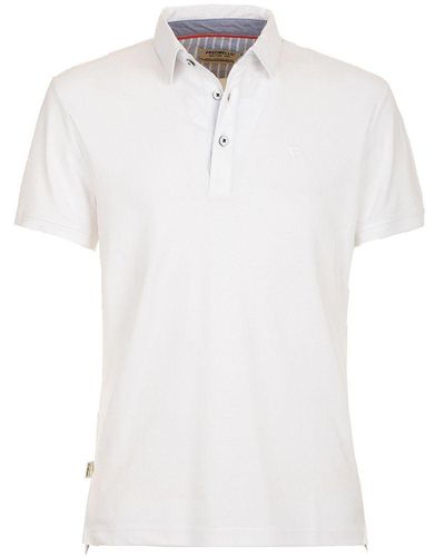 Fred Mello F Mello Cotton Polo Shirt - White