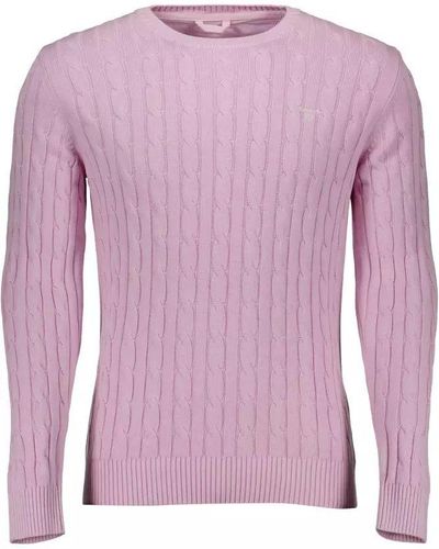 GANT Pink Cotton Sweater