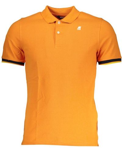 K-Way Cotton Polo Shirt - Orange