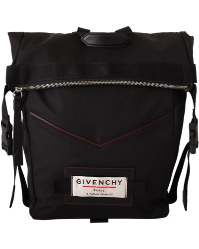 Givenchy Elegant Downtown Designer Backpack - Black
