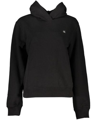 Calvin Klein Elegant Hooded Sweatshirt - Black