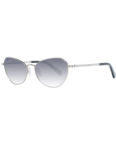 Swarovski Silver Sunglasses - White