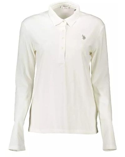U.S. POLO ASSN. Cotton Polo Shirt - White