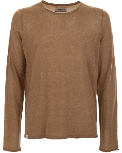 Fred Mello Acrylic Sweater - Brown