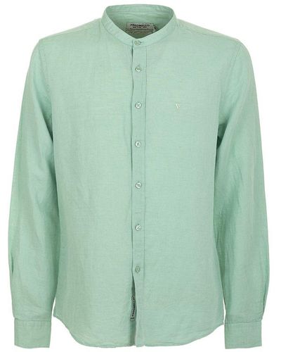 Fred Mello Green Linen Shirt