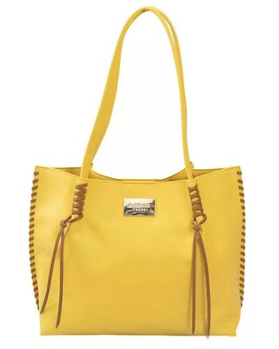 Baldinini Polyuretane Handbag - Yellow