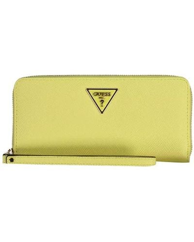Guess Polyethylene Wallet - Yellow