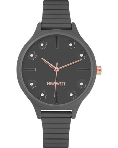 Nine West Watch Nw/2562gygy - Gray