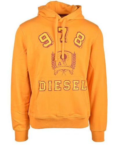 DIESEL Sweatshirts - Orange