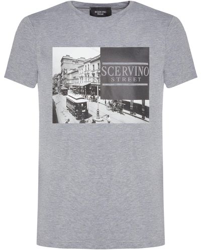 Ermanno Scervino Street Cotton T-shirt - Gray