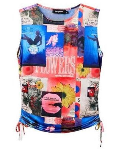 Desigual Sleeveless and tank tops for Women | Online Sale up to 69% off |  Lyst