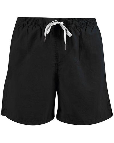 Yes-Zee Sleek ' Boxer Swim Shorts - Black