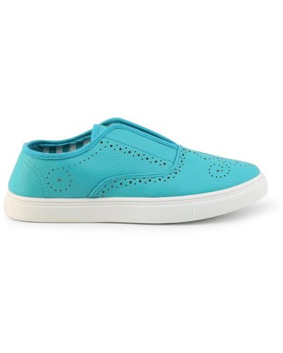 Roccobarocco Low Top Slip-on Shoes - Blue