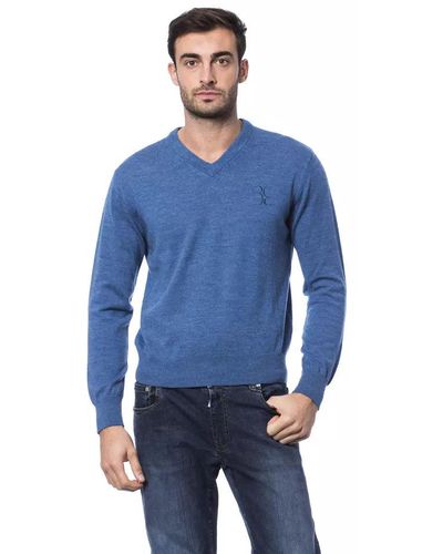 Billionaire Italian Couture Avio Sweater - Blue