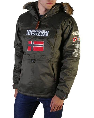 Geographical Norway Mens Jacket Fake Fur - Camo Bravici - M L XL - RRP £152