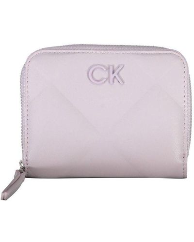 Calvin Klein Polyester Wallet - Purple
