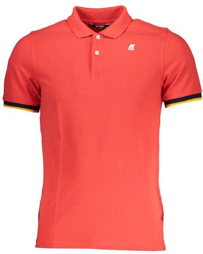 K-Way Cotton Polo Shirt - Red