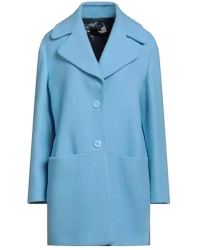 Love Moschino Wool Jackets & Coat - Blue