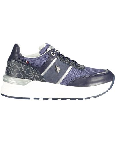 U.S. POLO ASSN. Chic Lace-Up Sport Sneakers - Blue