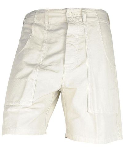 Don The Fuller Elegant Cotton Bermuda Shorts - White