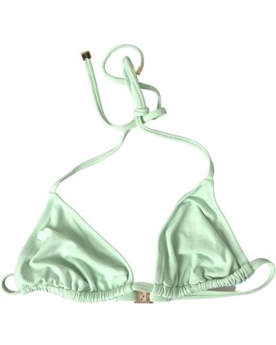 Dolce & Gabbana Green Nylon Beachwear Swimwear 2 Piece Bikini