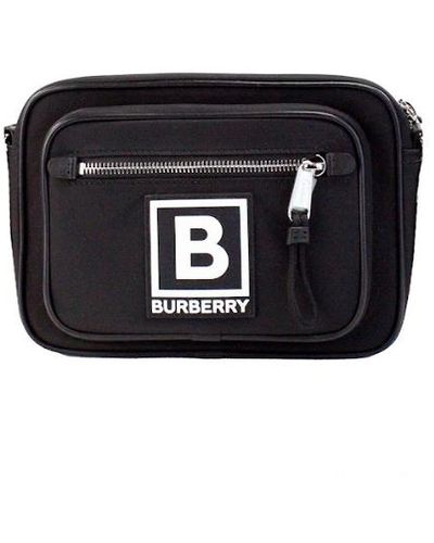Burberry Paddy Small Nylon Logo Camera Belt Fanny Pack Bag - Black