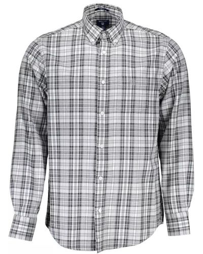 GANT Cotton Shirt - Gray