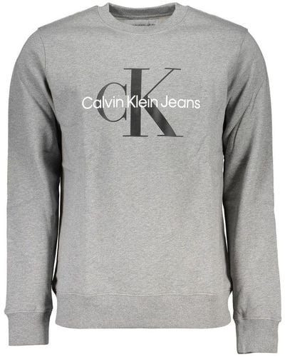 Calvin Klein Cotton Sweater - Gray