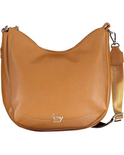 Byblos Polyurethane Handbag - Brown