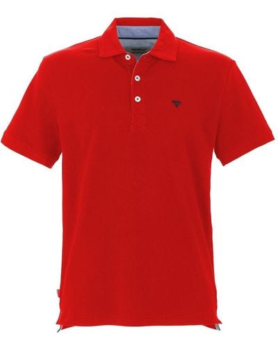 Fred Mello F Mello Cotton Polo Shirt - Red