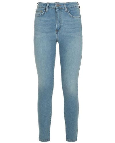 Fred Mello Light Blue Cotton Jeans & Pant