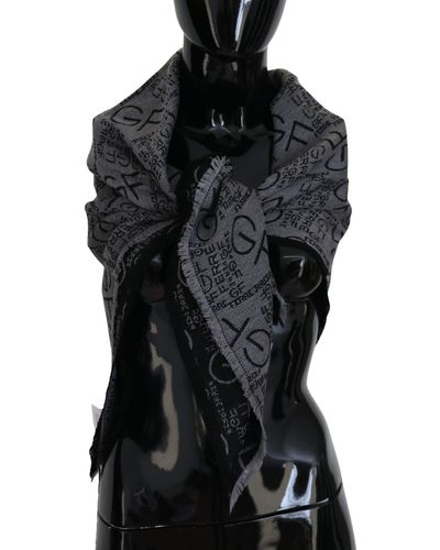 Black Gianfranco Ferré Scarves and mufflers for Women | Lyst
