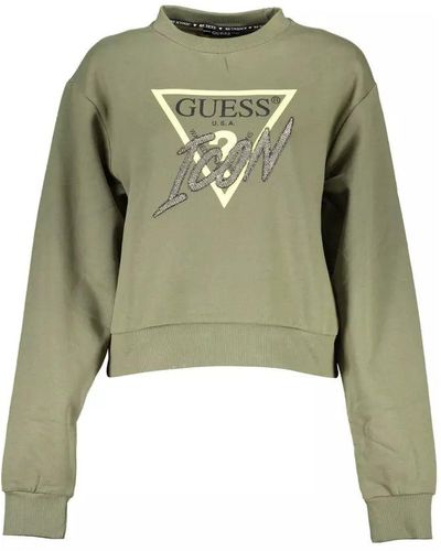 Guess Cotton Sweater - Green