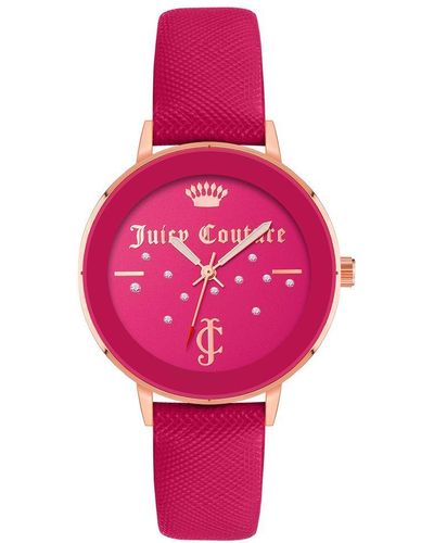 Pink Juicy Couture Watches for Women | Lyst