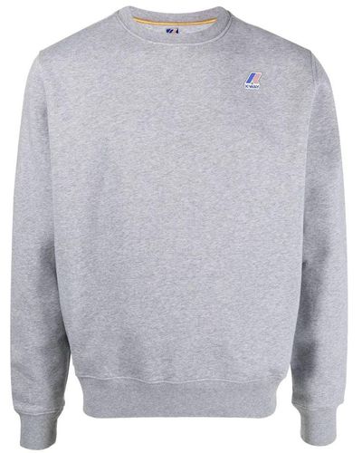 K-Way Gray Cotton Sweater