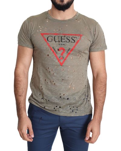 Guess Short sleeve t-shirts for Men | Online Sale up to 66% off | Lyst